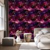 Ink Burgundy and Plum Wallpaper for Living Room and Bedroom 50x1000