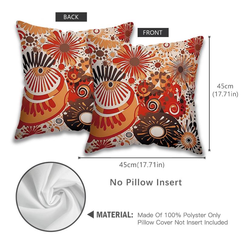 45x45 см наволочка роскошный стиль наволочка с двухсторонней наволочкой с принтом для кровати, дивана, офисного кресла, автомобильные подушки 17,7x17,7 дюймов без вставки для подушки