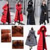 Women's Down Jacket Winter Hooded Long Fur Collar Thicken Coat Parka Warm Outwear