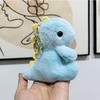 Cute Cartoon Dinosaur Plush Key Holder Fluffy Stuffed Animal Keyring Pendant