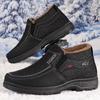 Men's Snow Boots for Warm and Comfortable Non-Slip Ankle Boots for Outdoor Hiking and Trekking - Plush-Lined Winter Shoes
