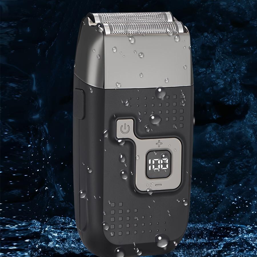 Men's Shaver Cordless Electric Rechargeable Shaver Trimmer Razor Double-blade Beauty Shaver Cordless USB Rechargeable Reciprocating Shaver