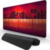 Hot Sell City Neon Pixel Large Mouse Mat Gaming Mousepad Gamer Mousepads Rubber Keyboard Mats Desk Mats XXL Mouse Pads 900X400