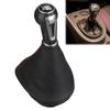 For Seat Leon II 2005-2012/Seat Toledo III 2004-2009 Car 5/6 Speed Car Gear Stick Shift Knob with Leather Boot