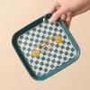Reusable Easy To Clean Bone Dish BPA Free Stackable Storage Fruit Pattern Plastic Snack Tray