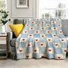 Sweet Hearts Flannel Blanket Warm Soft Halloween Christmas Couch Warm Cozy Decorative Decor Gift for All Season