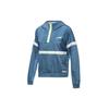 Li Ning Color Block Half Zip Sports Hoodie Women Jackets Blue AFDR004-1