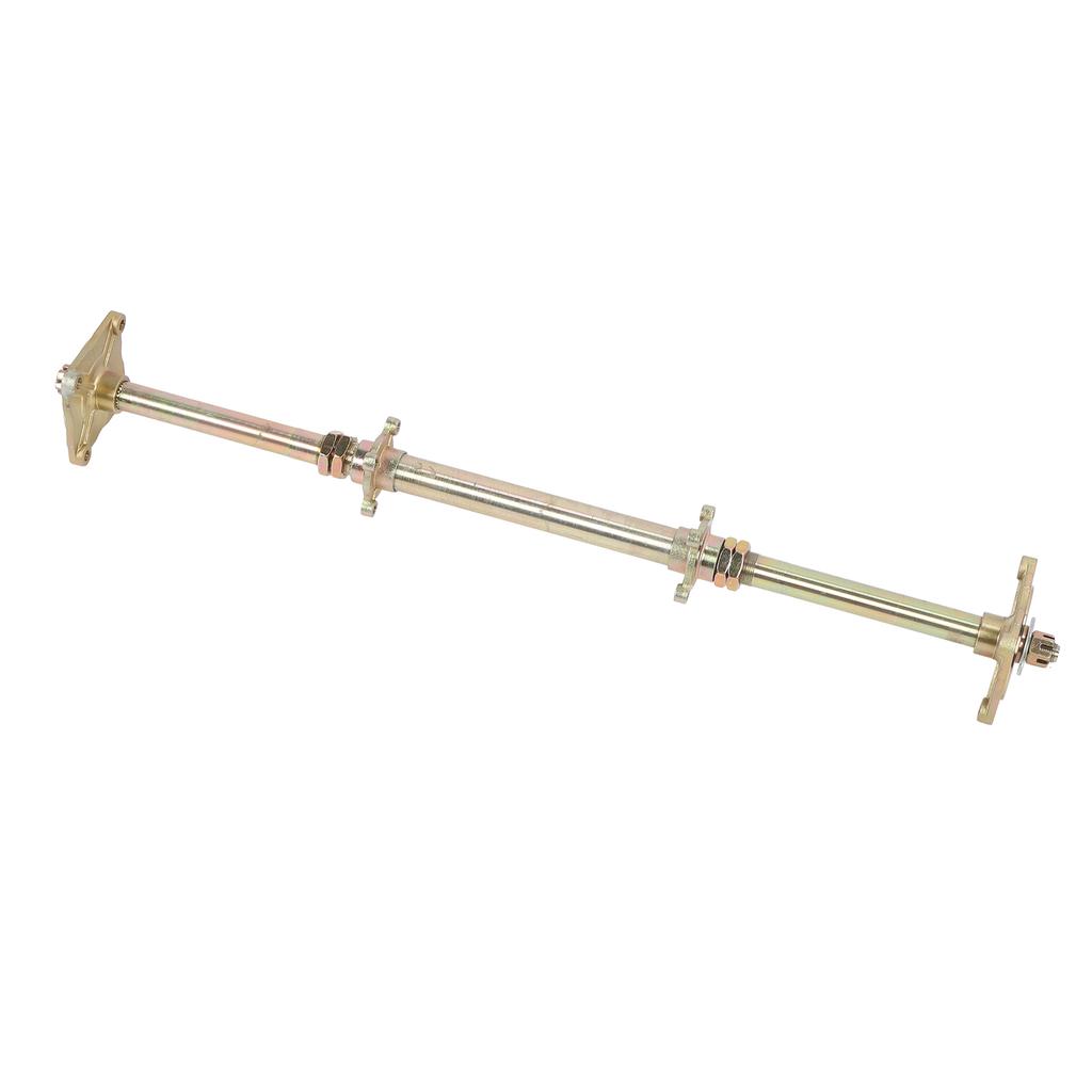 Комплект задней живой оси для картинга 32 дюйма Задняя приводная ось Подушечный блок Звездочка 428 37T 7,5-дюймовый тормозной диск Комплект цепи для