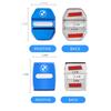 For BMW X7 G07     For BMW X1 X2 X3 X5 X4 X6 X7 G30 G20 G32 G11 G12 F40 F30 F20 F10 F34 F07 F44  Sticker 4Pcs 3D Car Door Lock Cover Accessories