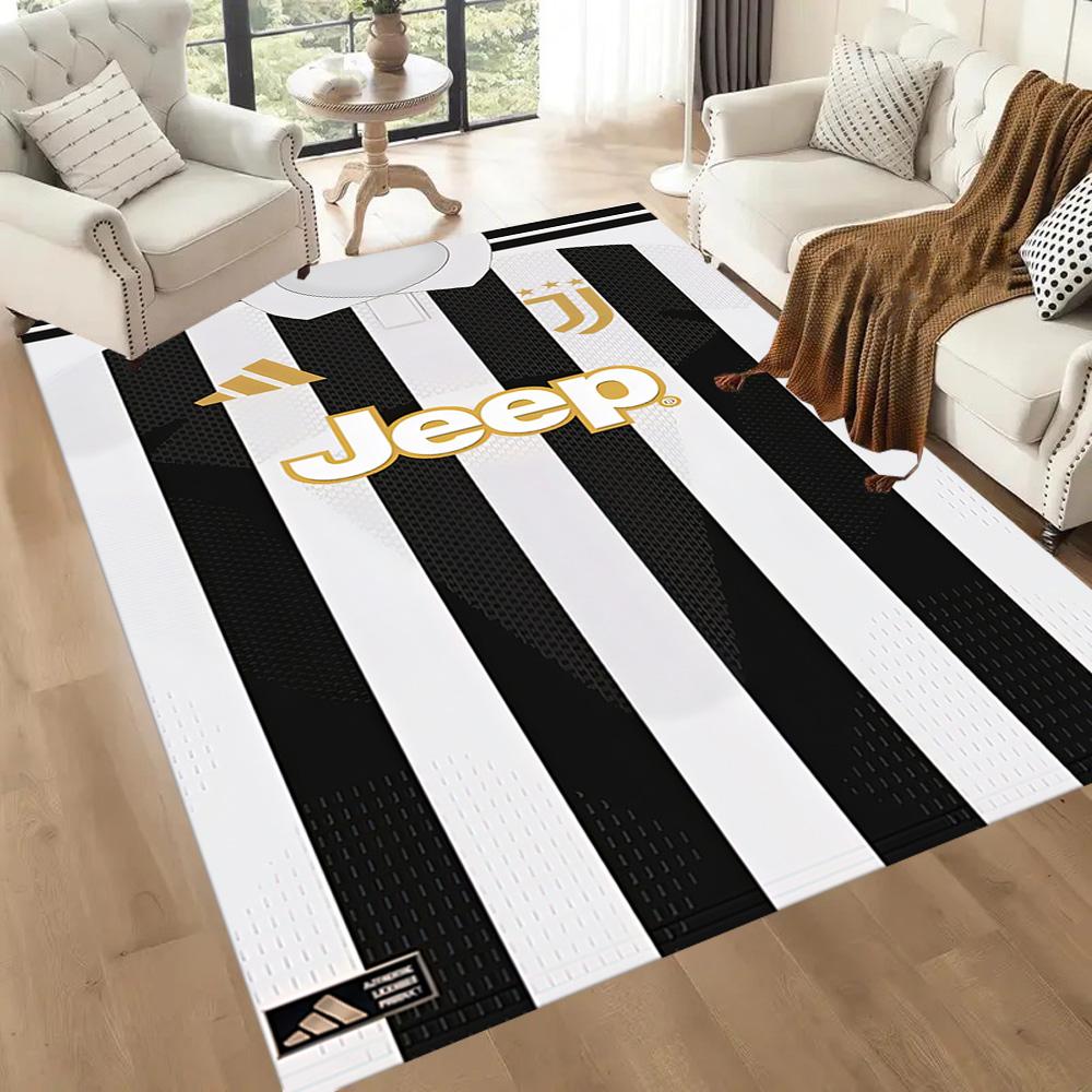Juventus Area Rug Design For Balcony Study Room Hallway Foyer Antislip Rug Decorate Offices Perfect Gift For Womenmen
