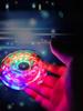 Ручной Гироскоп Кристальный Светодиодный Свет Fidget Spinner Ночник EDC Игрушка для Снятия Стресса Гироскоп на Питании