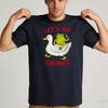 Cartoon Frog Duck Graphic Print Tshirt Lets Do Crimes Weird Animal Meme Unisex Cotton Crew Summer Meme Lover Gift Tee