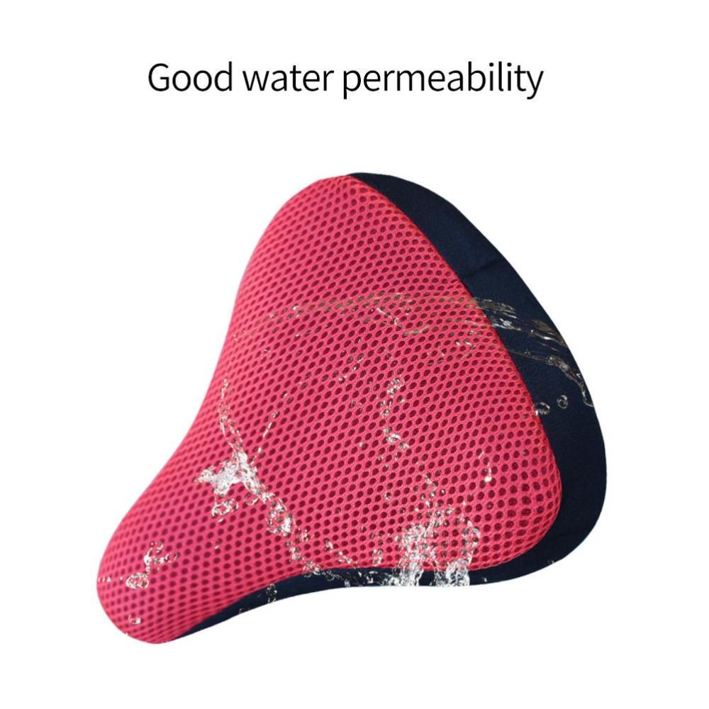 4PCS 3D Fabric Bike Seat Cover Breathable Mesh Cycling Seat Cushion Cover Riding Equipment