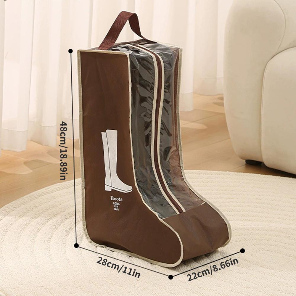Shoe And Boot Dust Bag Travel Shoe Dust Cover Large Capacity Waterproof Portable Hand-Held Boot Storage Bag