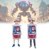 Halloween Costume Robot Creative Polyester Cosplay Wear Adults Kid Parties Theme