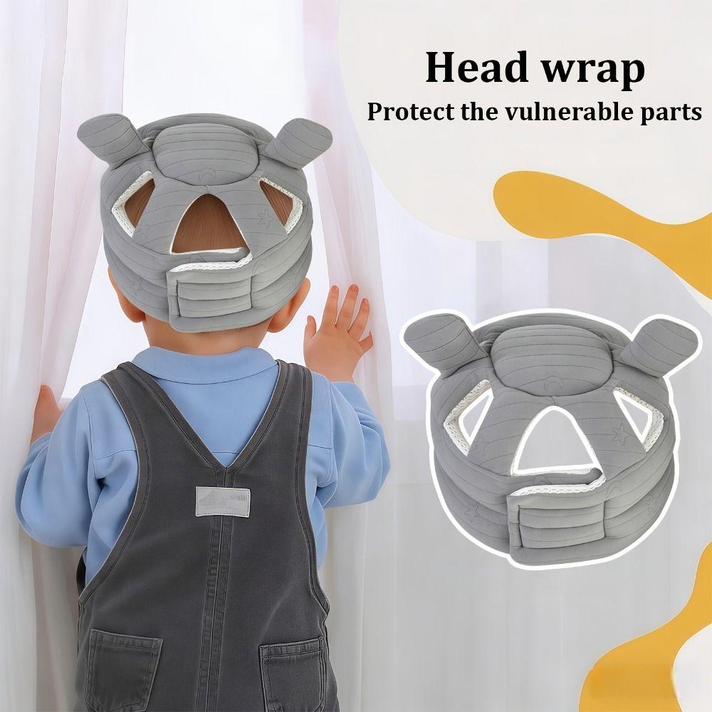 Soft Padding Baby Walking Head Protector Adjustable Straps Head Protective Cap Daily Comfort