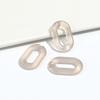 20pcs Frosted Acrylic Oval Link Chain Connector Beads for Jewelry DIY Bracelet Necklace Phone Chain Accessories