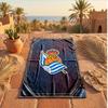 Real Sociedad FC Print Microfiber Beach Towel Quick Dry Absorbent Large Towel For Beach Swimming Travel