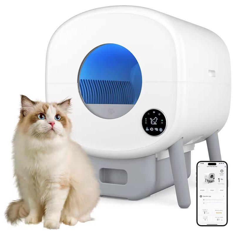 ABKS-For Self Cleaning Litter Box Waterproof Pad 2Pcs Washable Removable Cat Litter Box Replacement Part