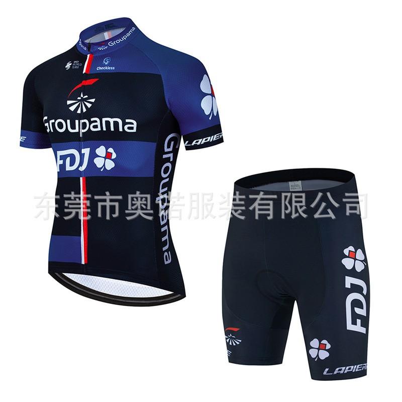 Men Women Cycling Jersey Set Short Sleeve Breathable Performance Bike Apparel Outdoor Sportswear