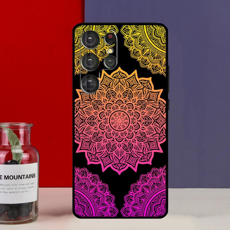 Чехол Funda Мандала для Samsung Galaxy S25 Ultra S9 S10 S20 S22 Plus S21 FE S23 S24 Ultra