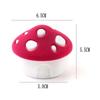1 Piece Lovely Velvet Mushroom Gift Box Jewelry Box Wedding Ring Box Necklace Ring Case Earrings Holder for Jewelry Display