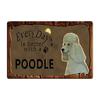Pets Dog Metal Tin Sign Plaque Chihuahua Pug Metal Plate Home Garden Decor Bar Pub Cafe Wall Art Iron Painting  CM sign