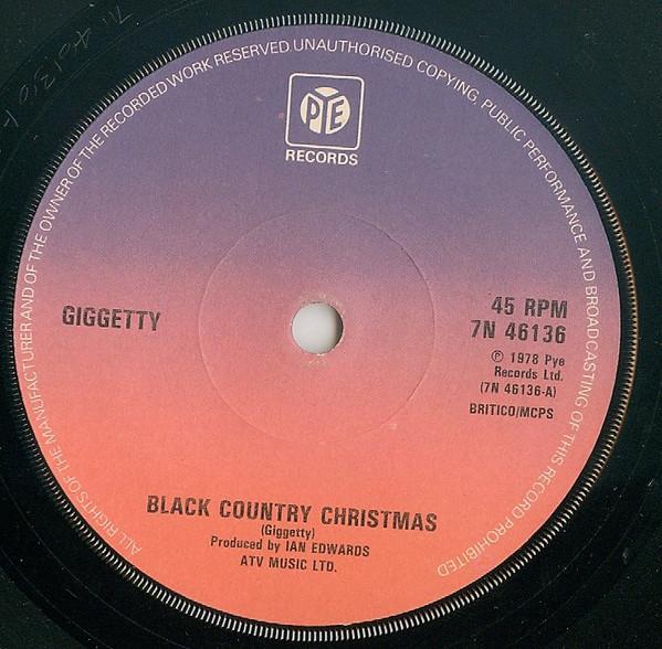 7-дюймовая пластинка GIGGETTY - Рождество в Черной стране 7N46136 Pye Records 1978 UK Поп Б/У