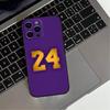 Чехол для телефона K-Kobe B-Bryant 24 для iPhone 17,16,15,14,13,12,11 Plus,Pro Max,XS,Мягкий силиконовый черный чехол