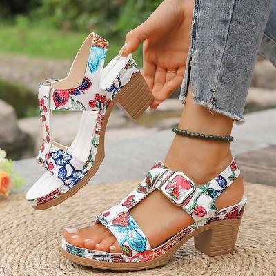 Модные женские сандалии Дышащие Удобные Неглубокие сандалии 2024 Лето Новая Мода Горячие Сандалии Повседневные Пляжные Высокие Каблуки Женская Обувь