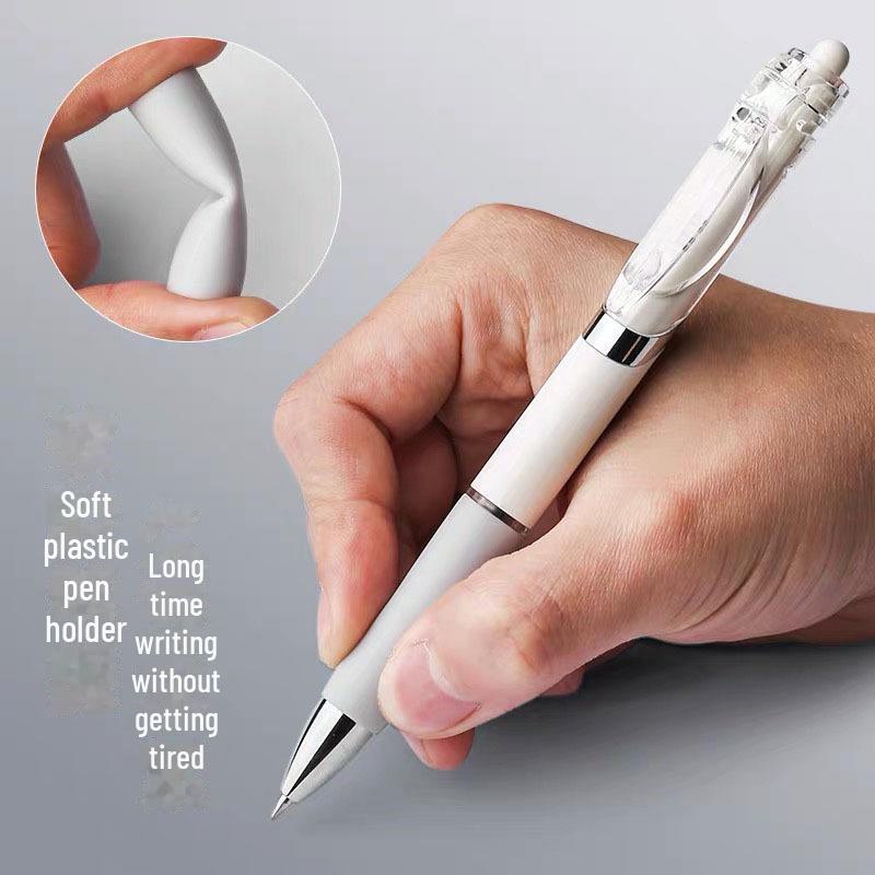 Новая ручка с быстросохнущими черными чернилами, стержень 0,5 мм, большая емкость — идеально подходит для студентов, экзаменов, подписей в офисе