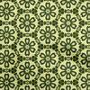 Cotton Flex Dark Green Fabric Florals Sewing Material Print Fabric By The Yard 40 Inch