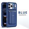 Detachable Card Bag Leather Case for iPhone 17 Pro Max Air 16 Plus 15 14 13 12 Magnetic Wireless Charging Lens Frame Stand Cover