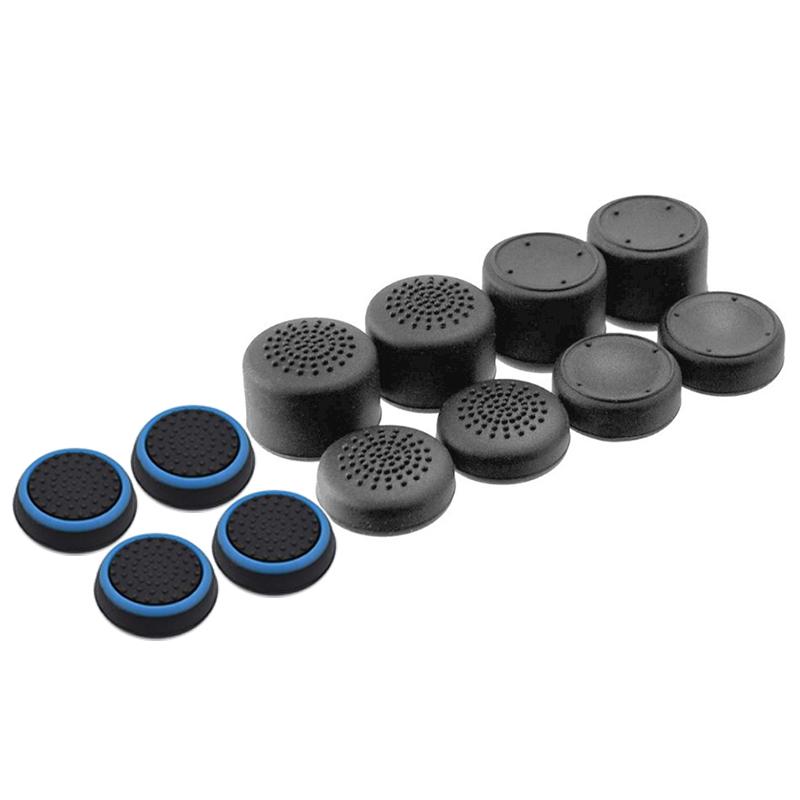 DATA FROG 8 шт. силиконовые аналоговые накладки для большого пальца для Xbox One/S/Series XS/PS5/PS4/Switch Pro, запасная часть геймпада для контроллера