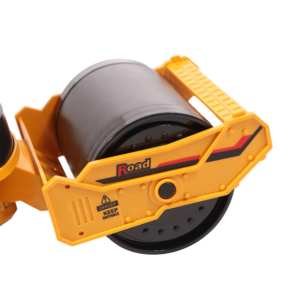 1:60 Scale Engineering Car Model Road Roller Excavator Bulldozer Toy Collection Toys