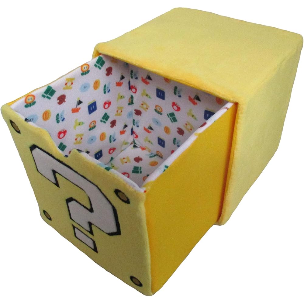 Sanei Boeki Мягкая игрушка Super Mario Блок с вопросительным знаком 14x14x14см