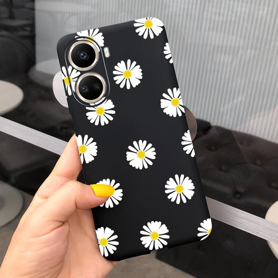Милый силиконовый чехол для Huawei Nova 10 SE 2022 Модный цветочный чехол для телефона для девушки для Huawei Nova 10 Pro Nova10 10Pro Мягкая задняя крышка