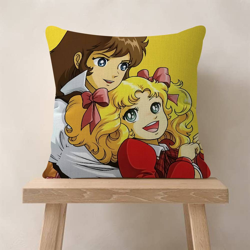 Anime C-Candy Cute Cushion Cover Inches Farmhouse Decor Home Throw Pillow Covers For Couch Decorations
