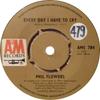 7-дюймовая пластинка PHIL FLOWERS - Every Day I Have To Cry AMS784 A&M Records 1970 UK Соул/Фанк Б/У