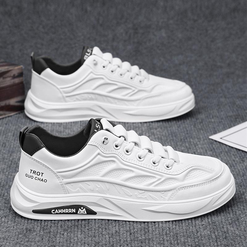 Весна 2025 новые кроссовки папы платформа повседневные универсальные дышащие мужские трендовые увеличивающие рост низкие спортивные туфли