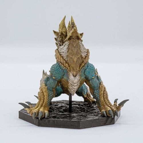 CAPCOM Monster Hunter FIGURE BUILDER CUBE MONSTER HUNTER Thunder Wolf Dragon Zinogre Approx. H106 X W111 X D109mm Made of PVC and ABS