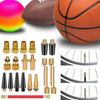 21Pcs Bicycle Valve Adapter Set Aluminum Alloy Inflator Pump Nozzle Kit Portable Nozzle Inflation Kit Inflator Pump Accessory