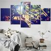 HD Home Decoration Canvas Pictures Living Room Modern 5 Pieces Attack On Titan Printed Painting Wall Art Modular Anime Posters No Frame