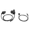 U94 PTT Adapter Durable Portable Military Intercom Headset Adapter for MOTOROLA XTS2500