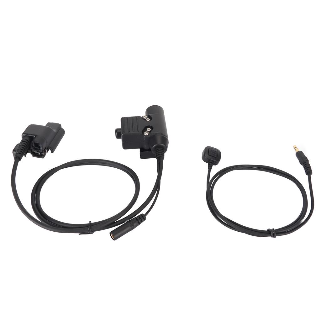 U94 PTT Adapter Durable Portable Military Intercom Headset Adapter for MOTOROLA XTS2500