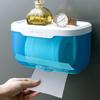 Tissue Box Punch-free Toilet Paper Holder Waterproof Mobile Phone Storage Toilet Paper Storage Rack Tissue Bathroom Supplies