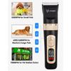 LANGBA C95 Dog Clipper Professional LCD Display Pet Cat Clippers Shaver Electrical Grooming Trimmer Rechargeable Haircut Machine
