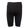 Женские черные эластичные велосипедные шорты PUMA с белым логотипом