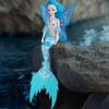 Pretty 45cm Mermaid Doll 11 Movable Joints Bjd Doll Set Princess Doll  (with Lights and Music)