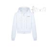 Womens Slim Fit Short Hooded Sweatshirt Letter Embroidery Street Style 2026 Fall
